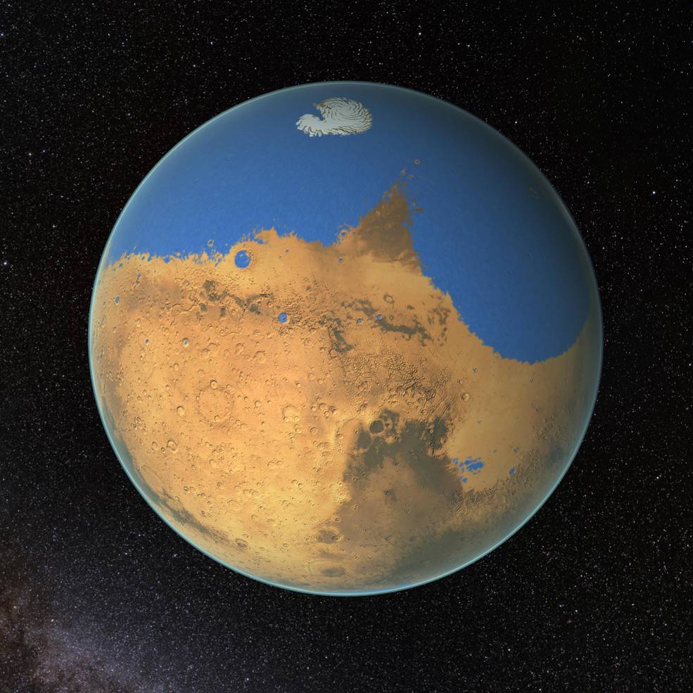 An ancient Mars once held oceans and the promise of life.