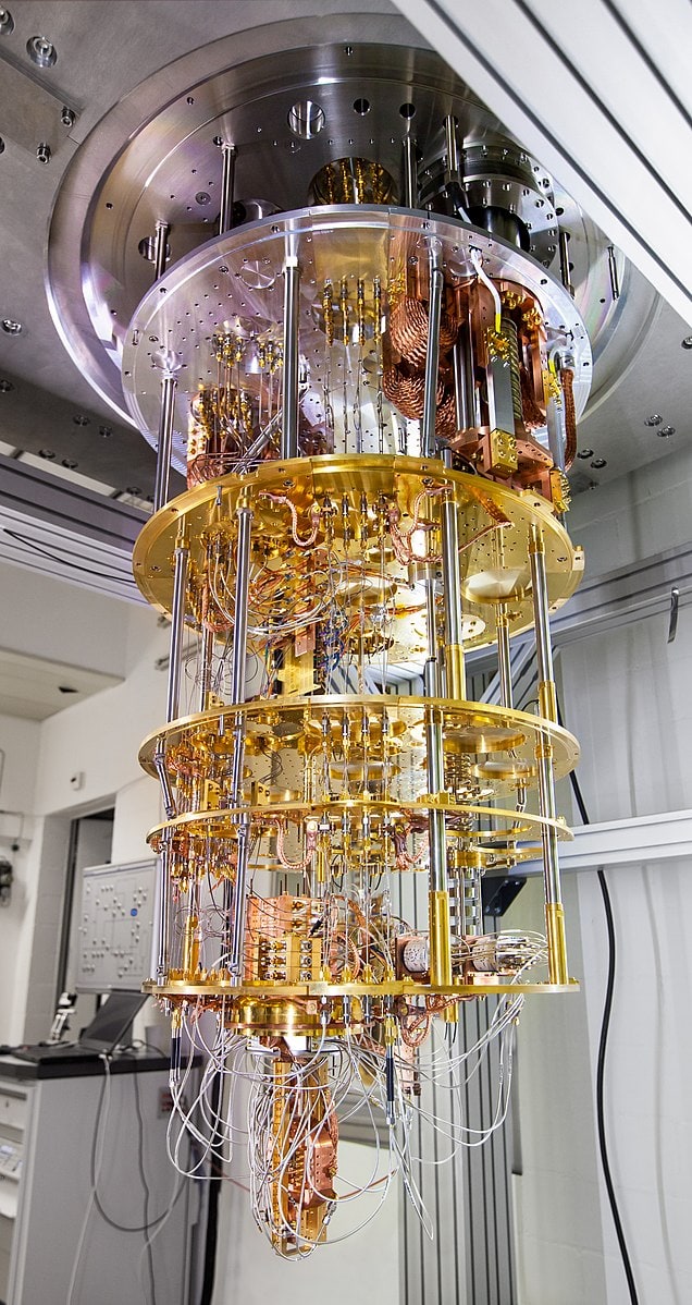 Quantum computers speed up computations by exploiting the parallelism of the multiverse. Image Credit: IBM Research
