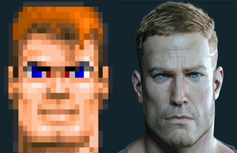 Compare realism of "Wolfenstein 3D" (1992) to "Wolfenstein: The New Order" (2014)