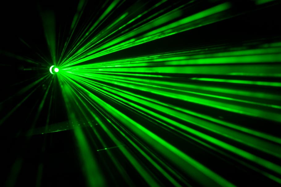 A laser beam consists of photons – so too are all gamma rays, X-rays, ultraviolet light, visible light, infrared, microwaves, and radio waves.