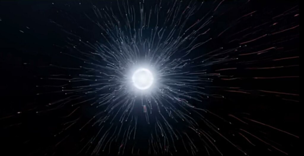 Some day, <span class='lazyload "katex-eq"' data-katex-display="false">10^{100}</span> years from now, the last black hole will evaporate in a shower of subatomic particles. Will all of existence have been for naught? Image Credit: Timelapse of the future